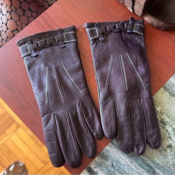 NWT PORTOLANO Italian LambskinLeather Cashmere lined Gloves s 8.Italy.Retail$150 - Picture 11 of 14